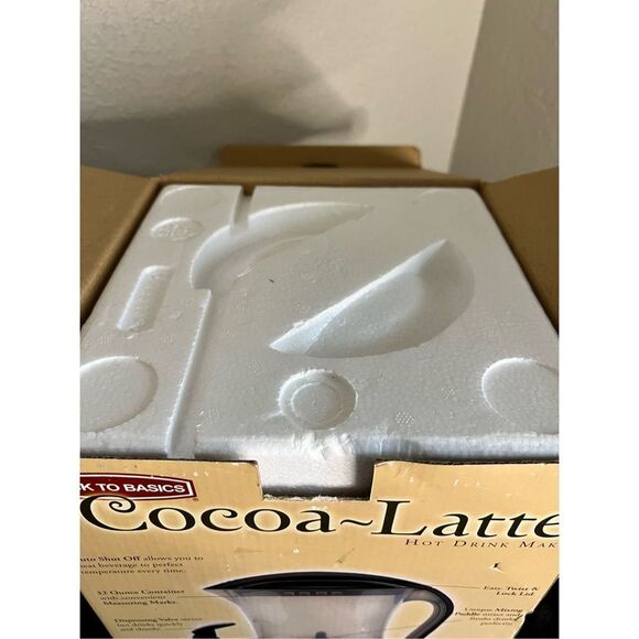 Back to Basics COCOA LATTE HOT DRINK MAKER new - Picture 2 of 9